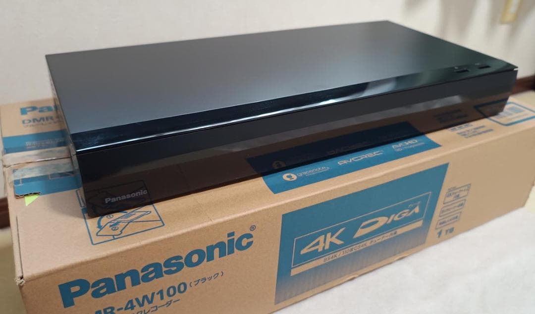Panasonic DIGA DMR-4W100 1TB 3チューナー ディーガ