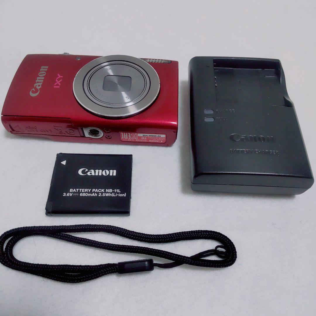 キャノン　Canon IXY120 レッド　簡易動作確認済み 充電器付き