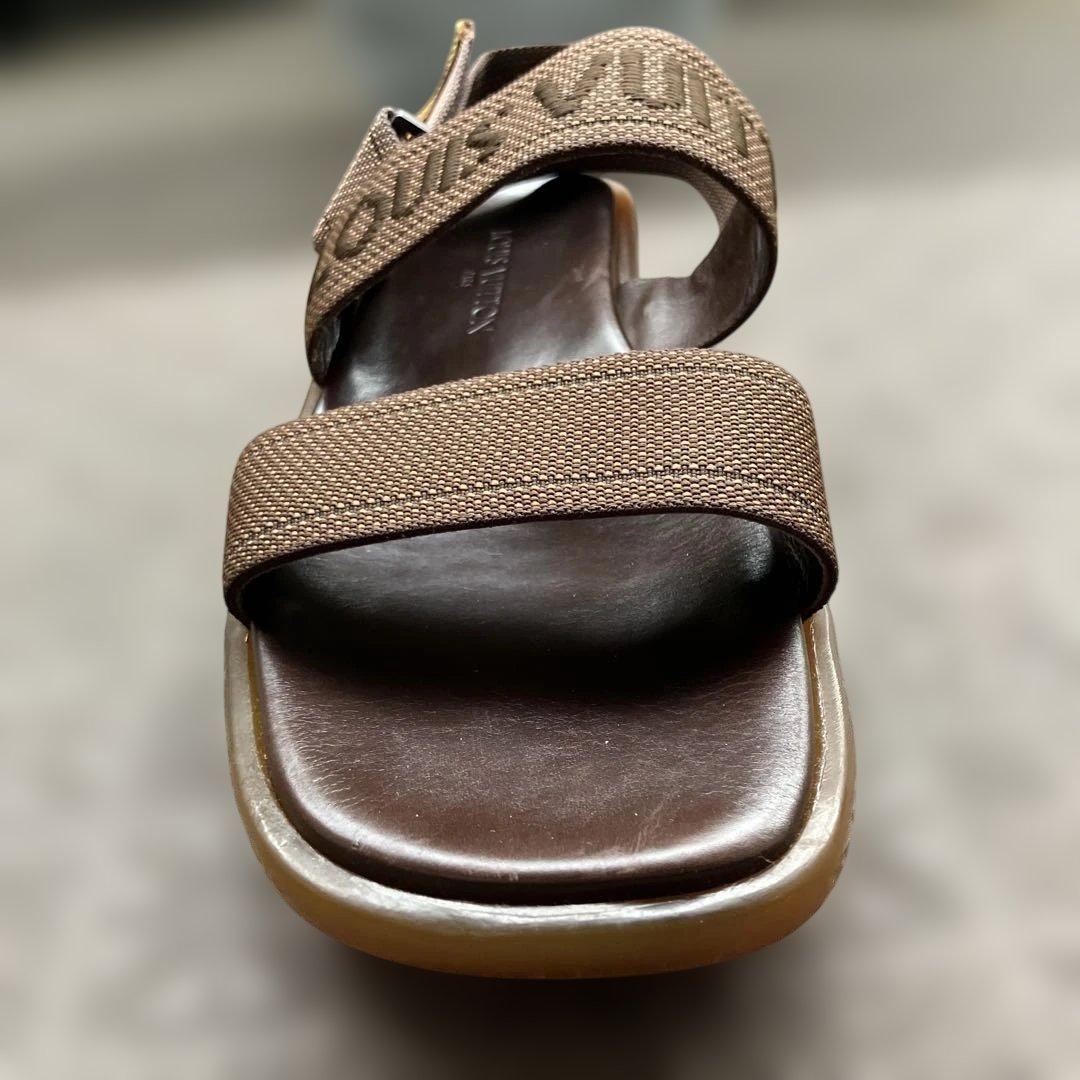 LOUIS VUITTON ブラウン サンダル