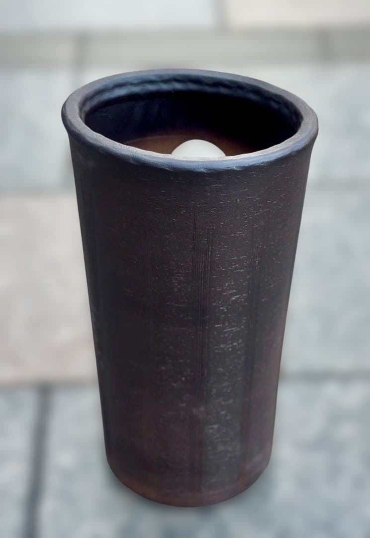 値下げ　新品　傘立て　ふくろう　信楽焼　陶器　高さ45cm　新築祝　開店祝