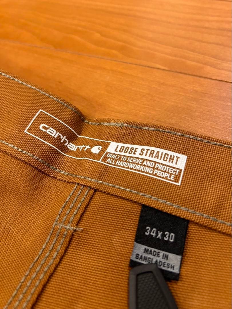 新品タグ 正規品 carhartt ダブルニーパンツ サイズW34×L32
