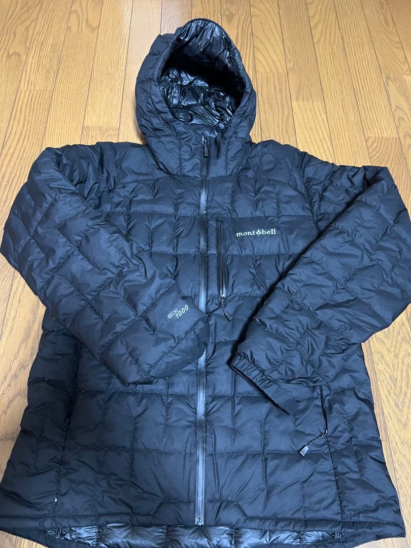mont-bellイグニスダウンパーカ EX 1000 ブラックダウンジャケット