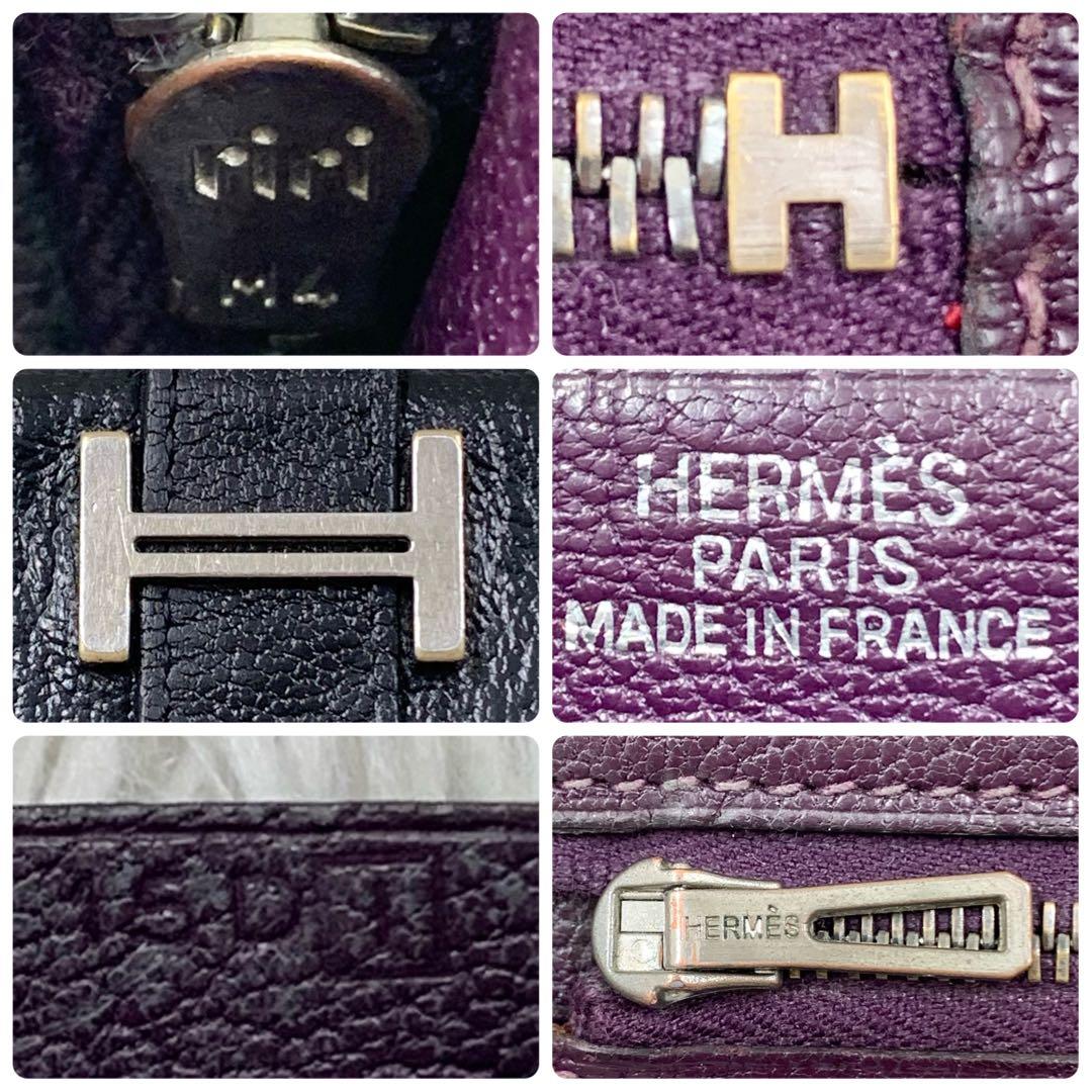 【✨希少✨】エルメス 長財布 べアン クラシック ヴォーエプソン ブラック