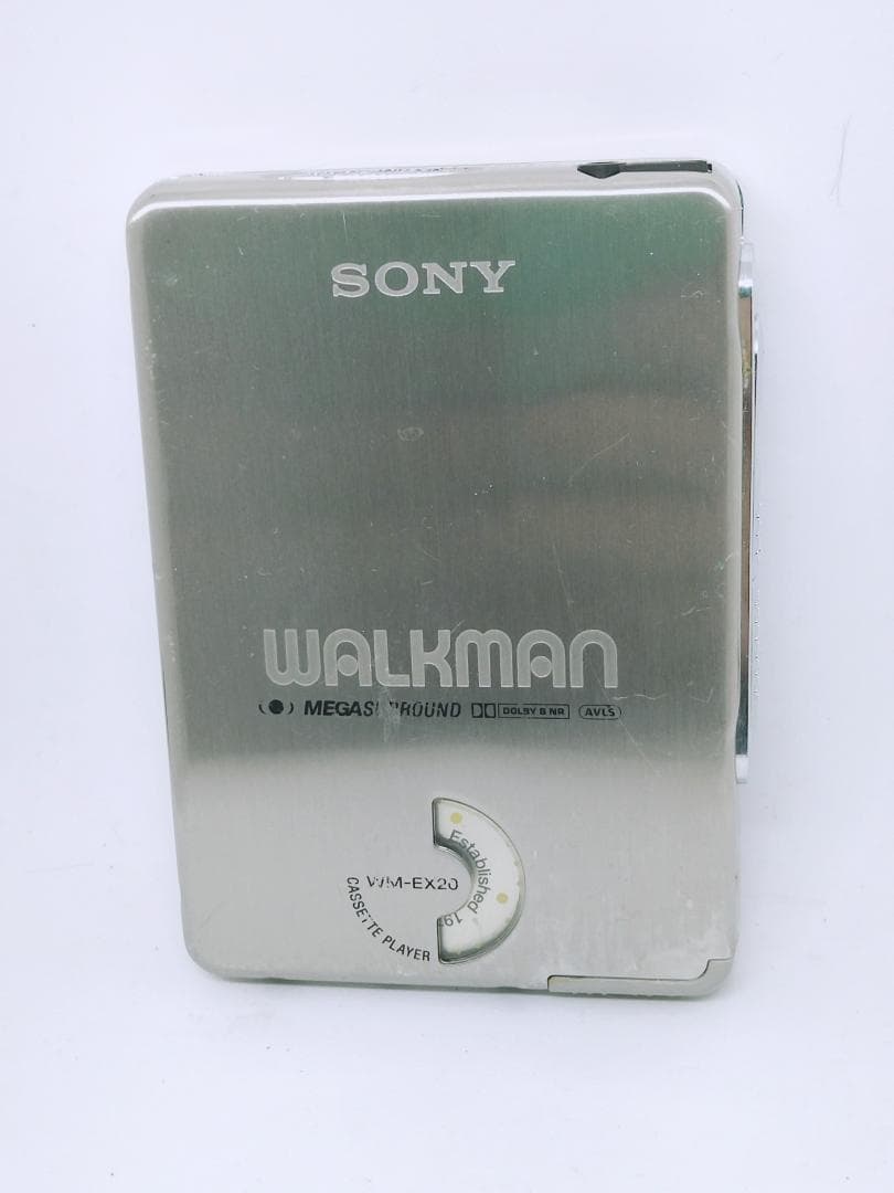 SONY　WALKMAN ウォークマン20周年記念 WM-EX20 シルバー