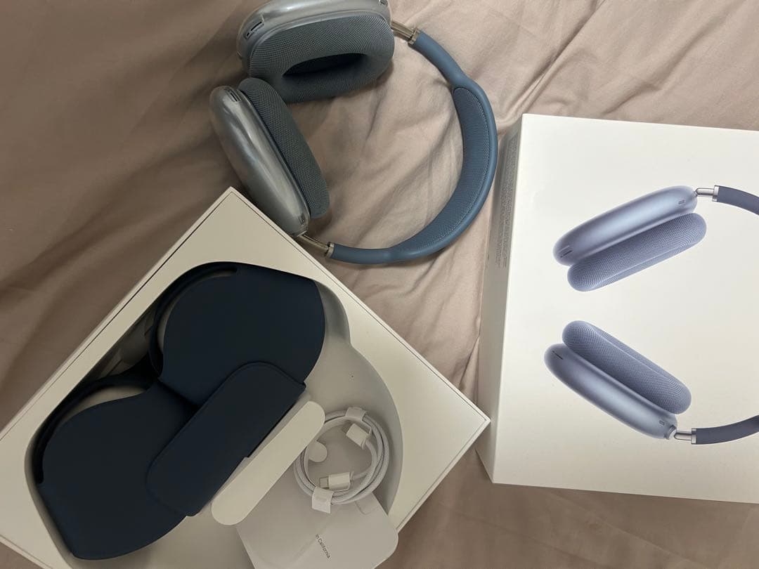 AirPods Max スカイブルー 本体とスタンド