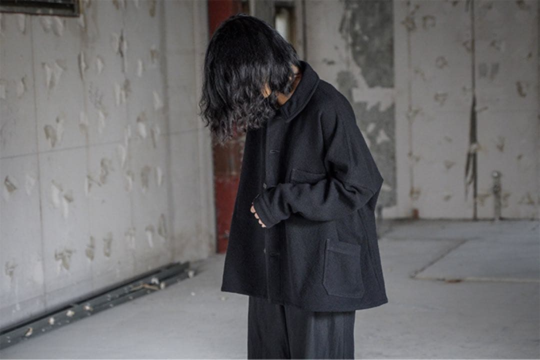 klasica cheval jacket ウール×シルク