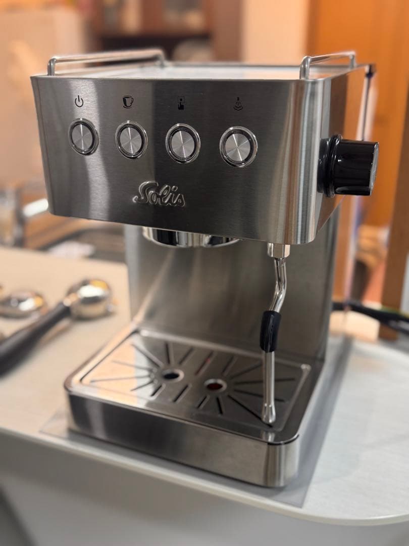 【箱有】Solis エスプレッソマシン ステンレス