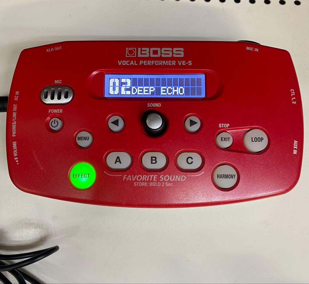 Boss VE-5【ボーカル向けエフェクター】 動作品