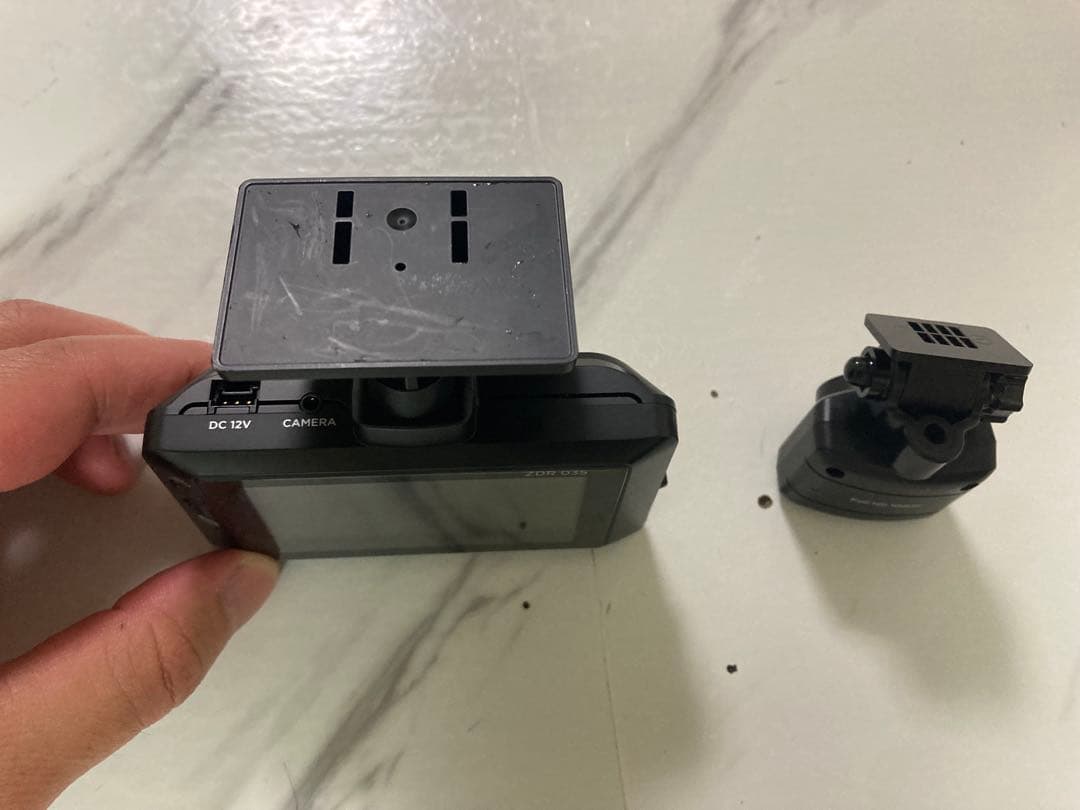 おんちゃん　コムテック　ドライブレコーダー　ZDR 035　前後2カメラ