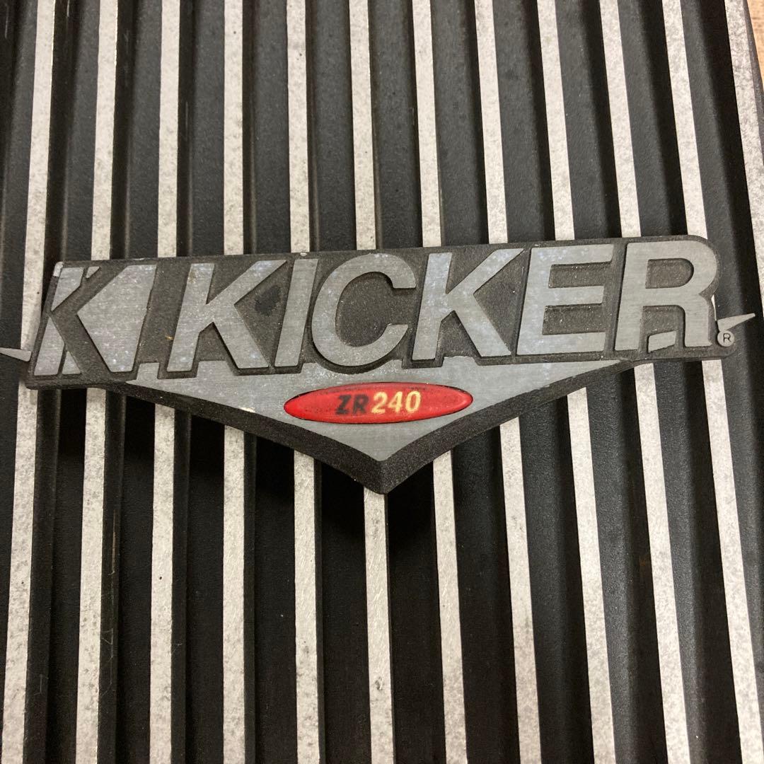 KICKER ZR240 2チャンネルアンプ