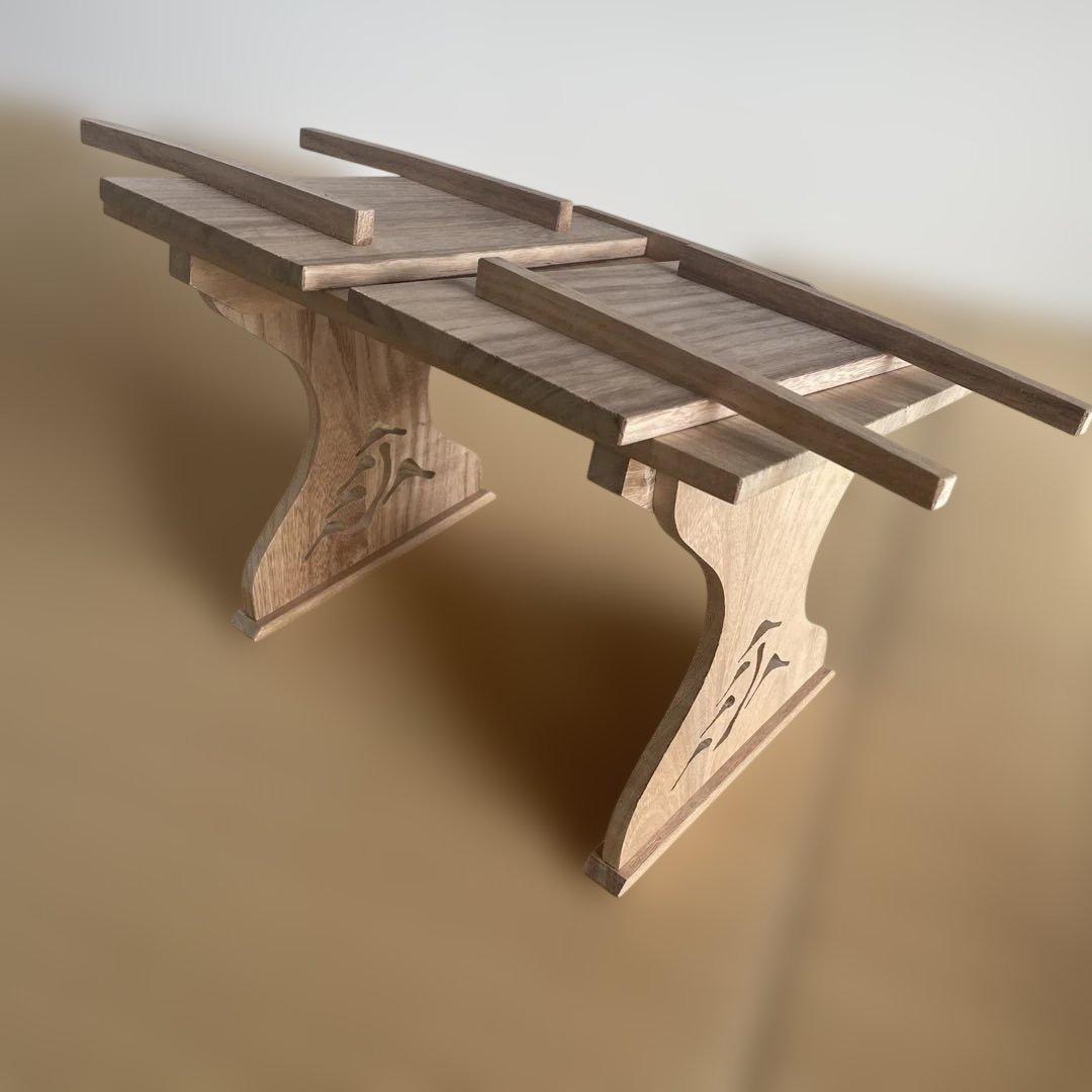 箏　三味線　尺八　本桐製 すかし見台和楽器演奏用譜面台　座奏用