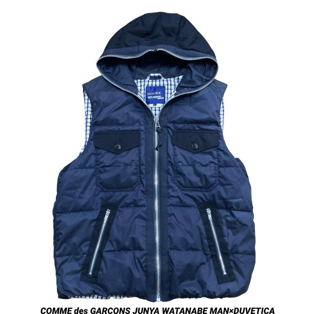 コムデギャルソン ジュンヤワタナベ デュベティカ フード付きフェザーダウンベスト