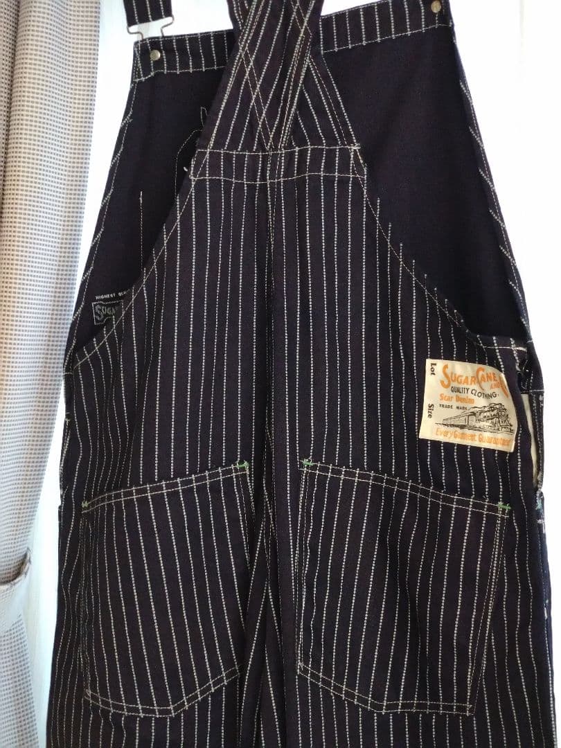 ☆シュガーケーン　ウォバッシュストライプサロペット☆