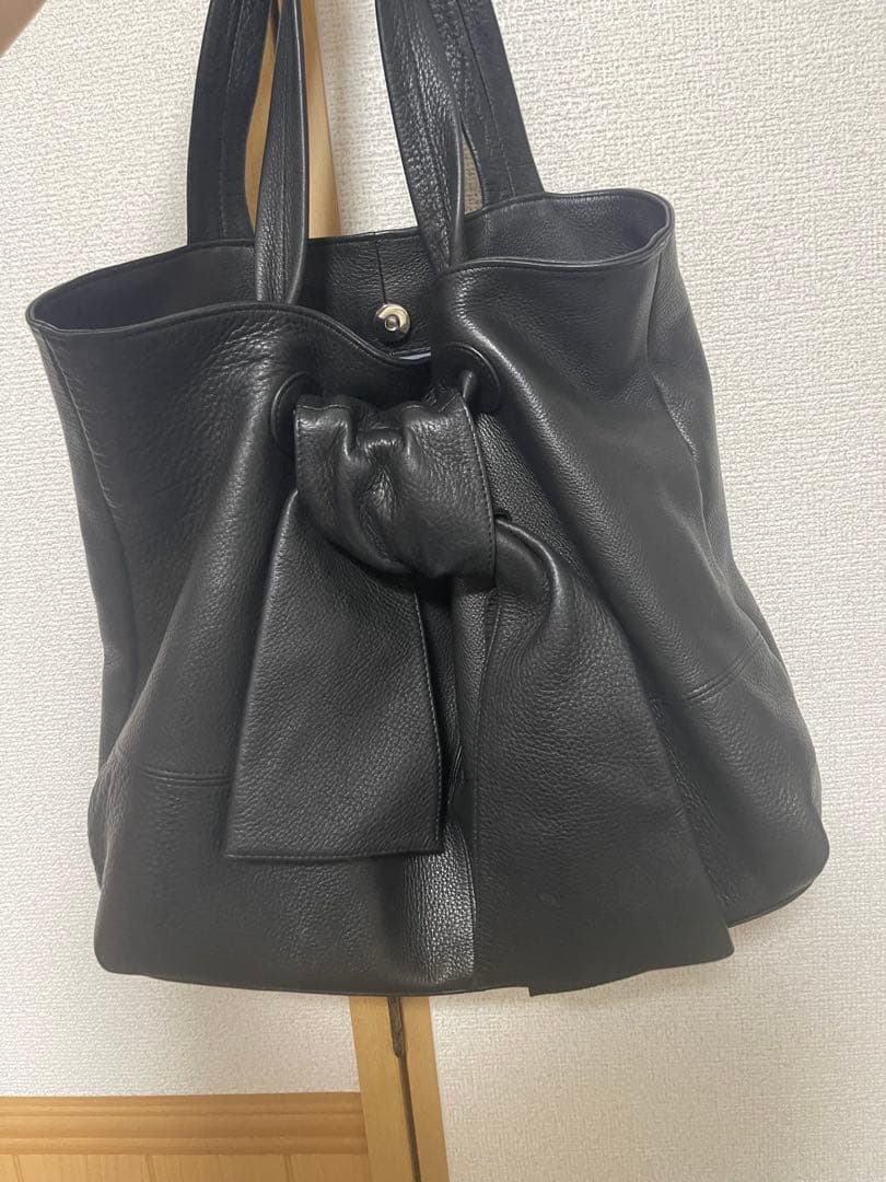 VIA DOAN ヴィア ドアン 牛革 本革 リボン