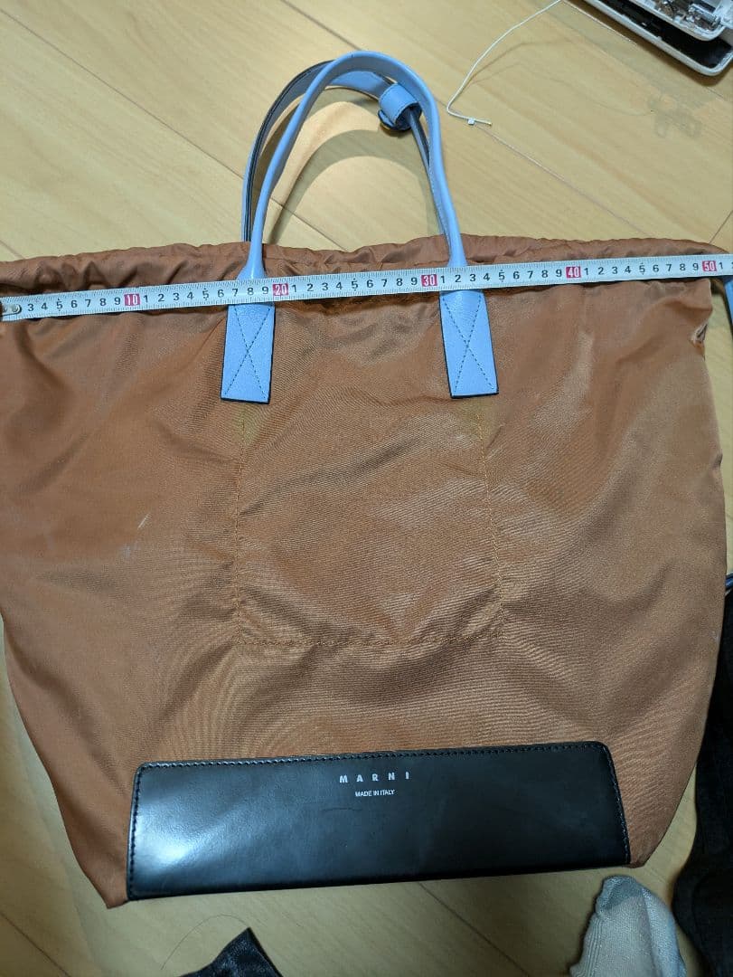 MARNI マルニ　リュック　2way レザー×ナイロン　ハンドバッグ