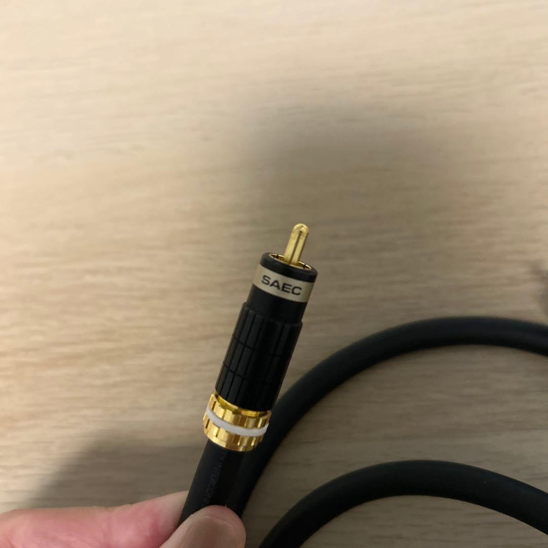 お盆価格8/13〜8/18 SAEC SL-1980 RCAケーブル2本セット