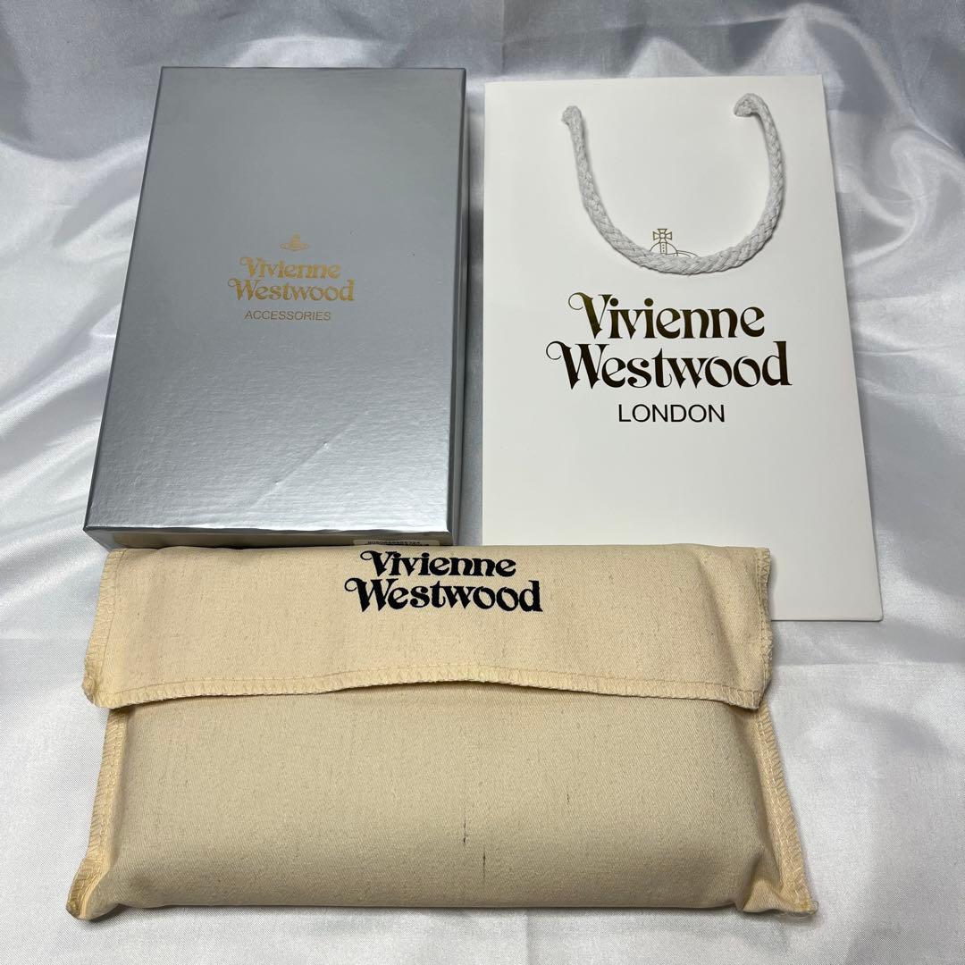 新品 Vivienne Westwood ブラック 専用ソフトケース付 長財布