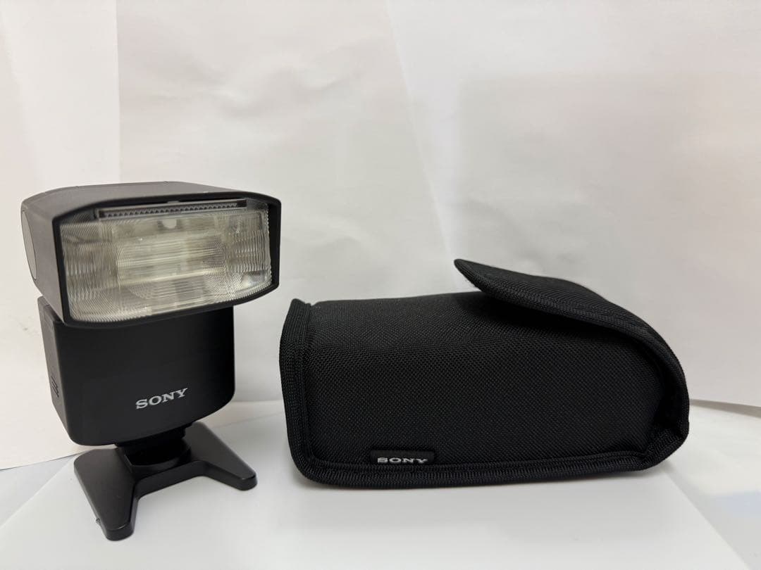 SONY HVL-F46RM フラッシュ 本体とケース