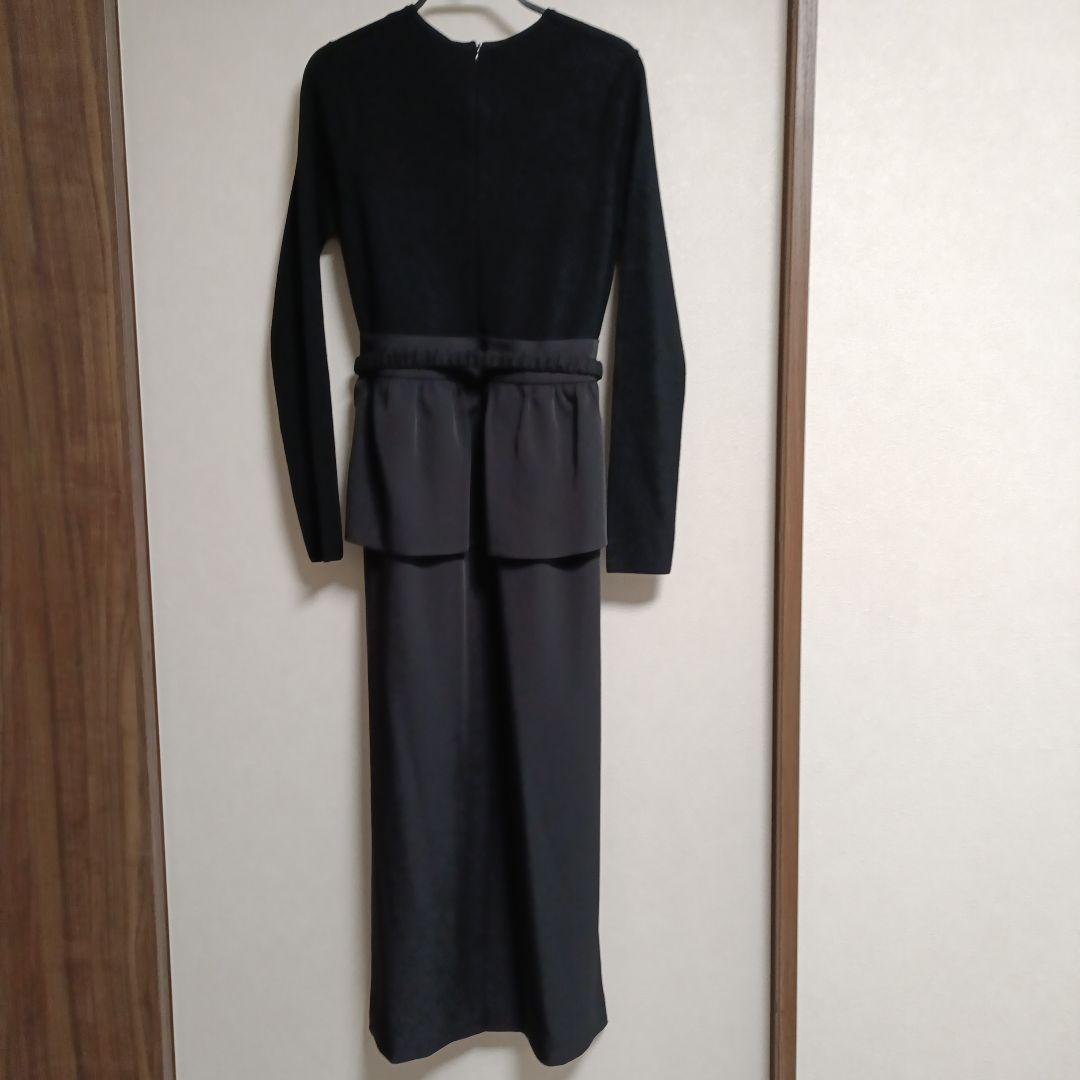 新品タグ付き♡LOUNIE♡ ブラックロングワンピース Fサイズ