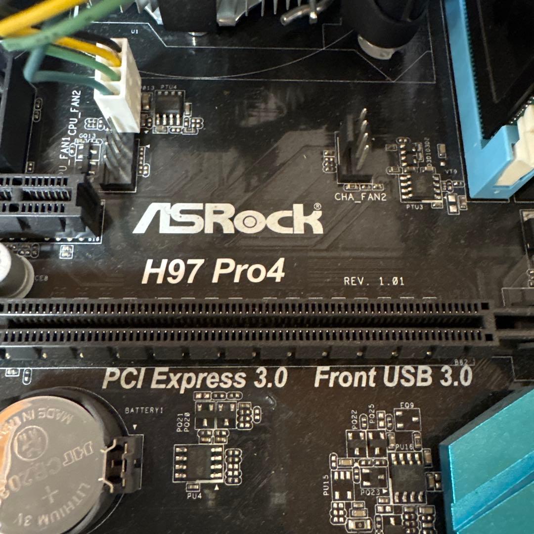 ASRock H97 Pro4 i7-4790 メモリ32G　ジャンク