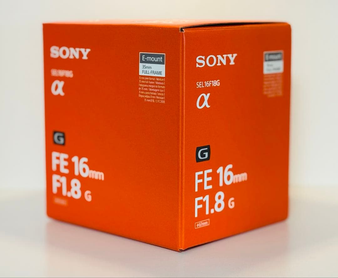 新品・保証付 Sony FE 16mm F1.8 G レンズSEL16F18G