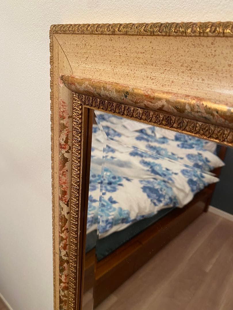 値下げ　イタリアアンティークミラー　美品♡