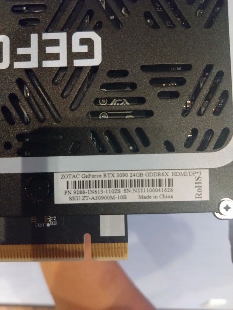 【ジャンク品】GeForce RTX3090 グラフィックボード