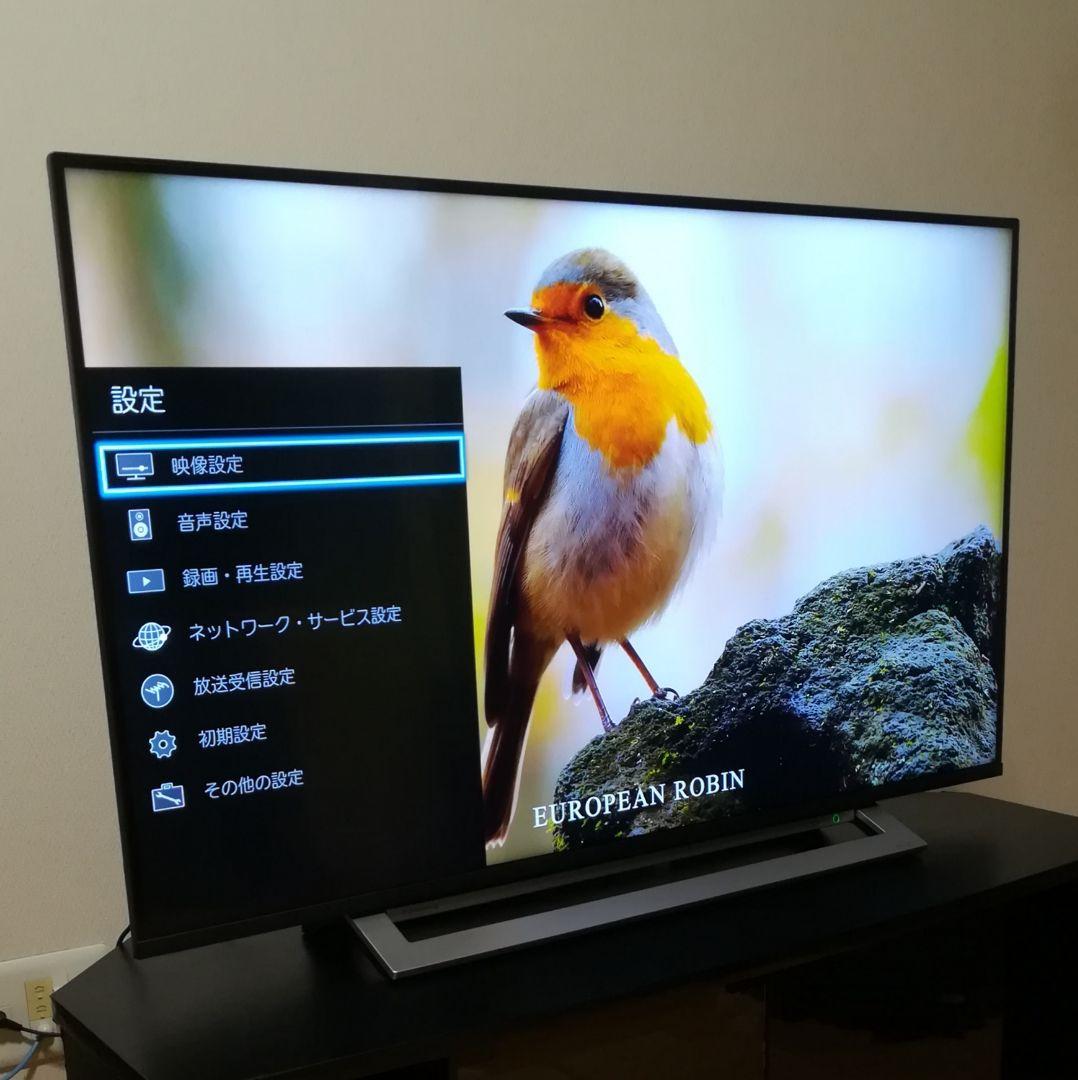 【美品／4Kチューナー内蔵／各種アプリ】東芝　43型液晶テレビ