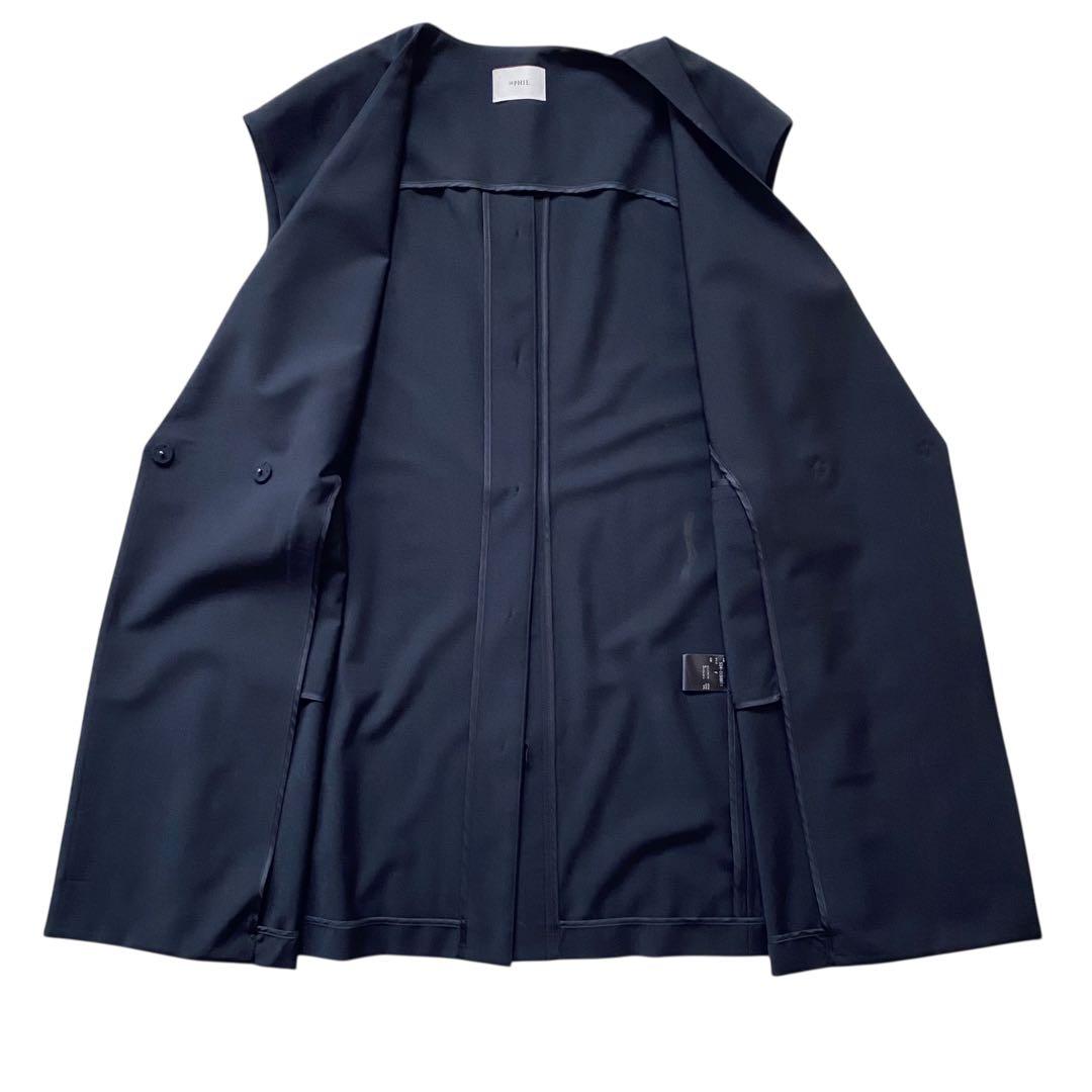 LE PHIL ルフィル【美品】サマーウールジレ ブラック