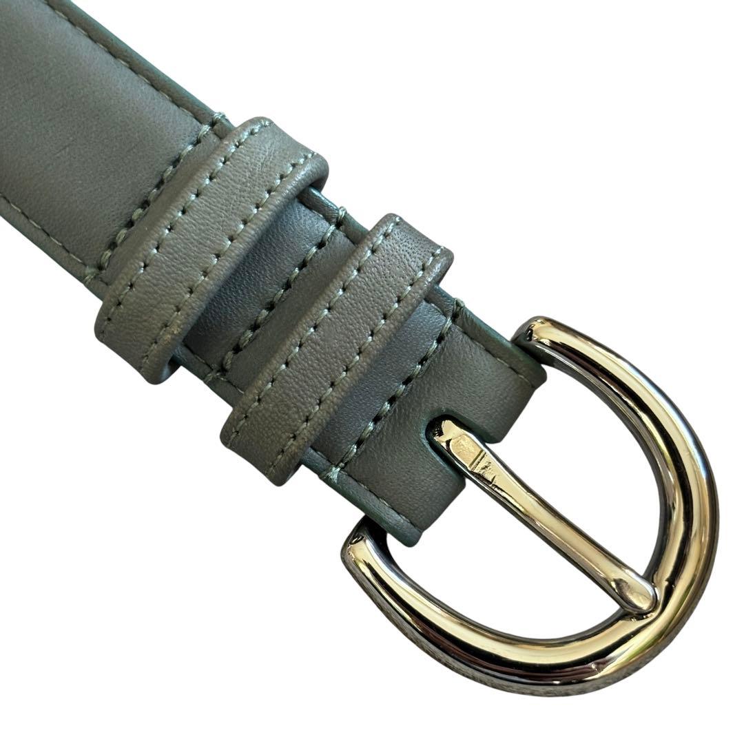 【希少】オールドコーチ グラブタンレザー ベルト グリーン USA製 8504