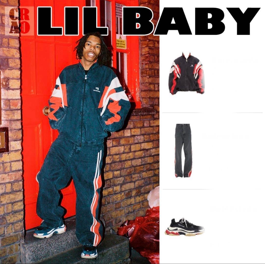 BALENCIAGAバレンシアガ　デニムトラックパンツ　デムナ