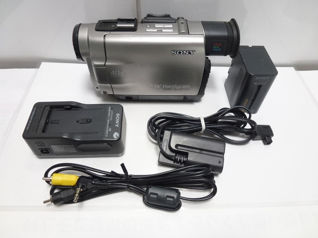 動作品 Mini DV　ソニーデジタルビデオカメラ　SONY DCR-TRV7