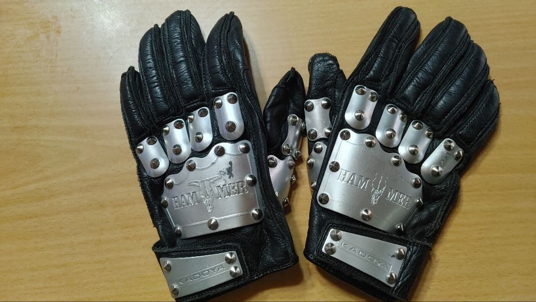 HAMMER レザーグローブ KADOYA サイズM