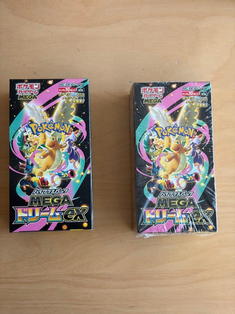 ポケモンカードゲーム　MEGAドリームex 2BOX