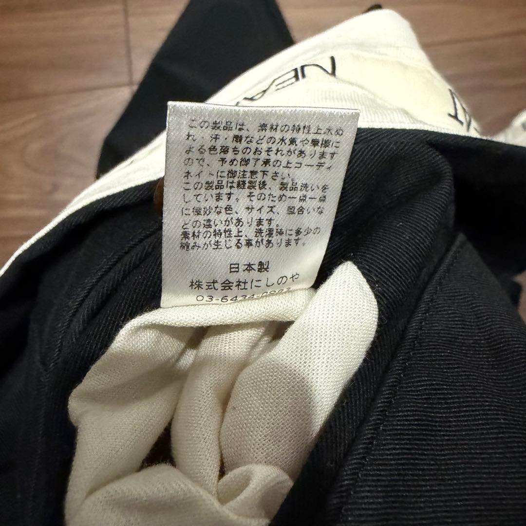 NEAT Chino ニート チノパン ブラック 48 BLACK
