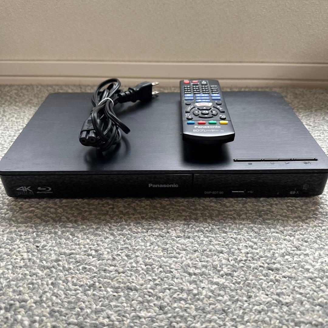 パナソニック ブルーレイプレーヤー DMP-BDT180-K 4K対応