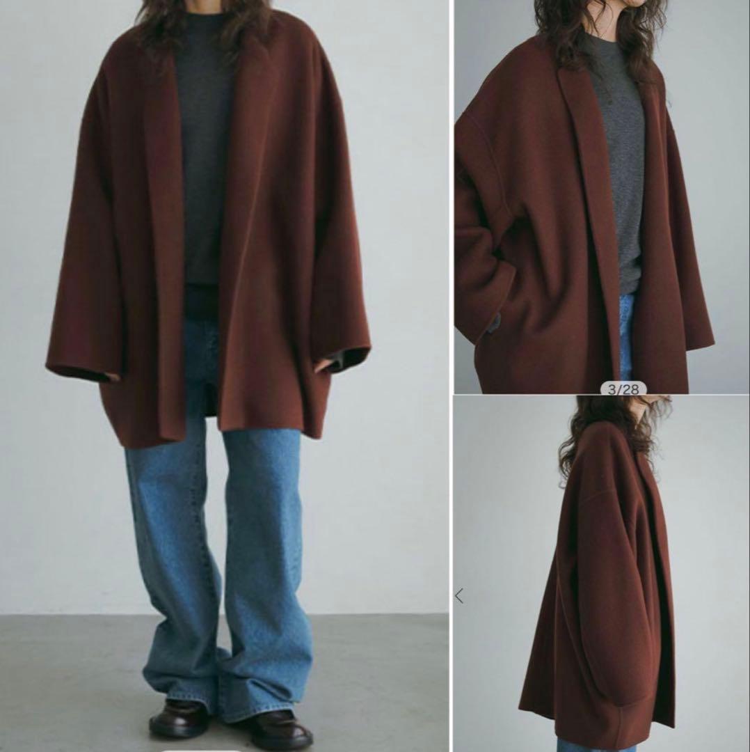 ETRE TOKYO ウールリバーコクーンコート