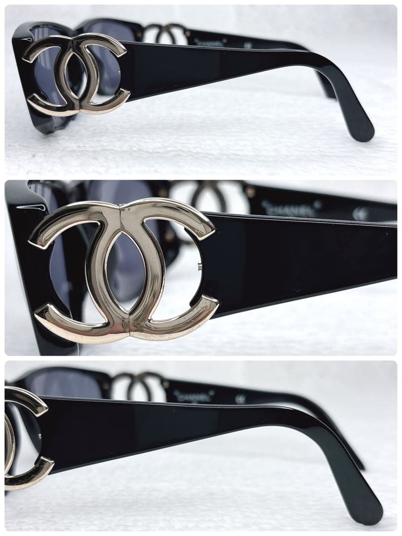 一級品✨ CHANEL シャネル　サイドゴールド　ココマーク　サングラス