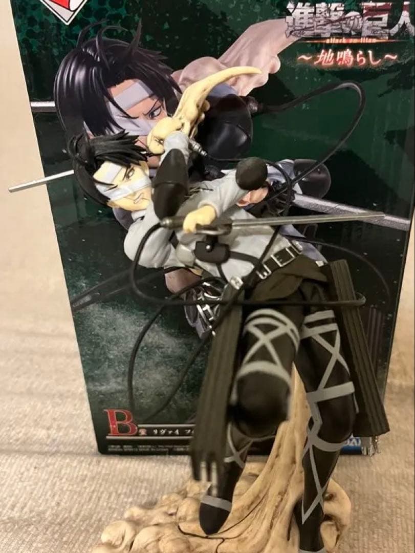 進撃の巨人 一番くじ B賞 リヴァイ フィギュア