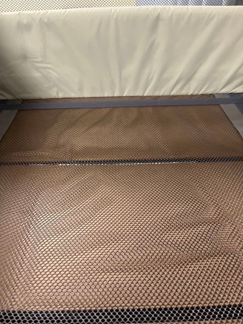 ApricaココネルエアープラスAB ベビーベッド グレー