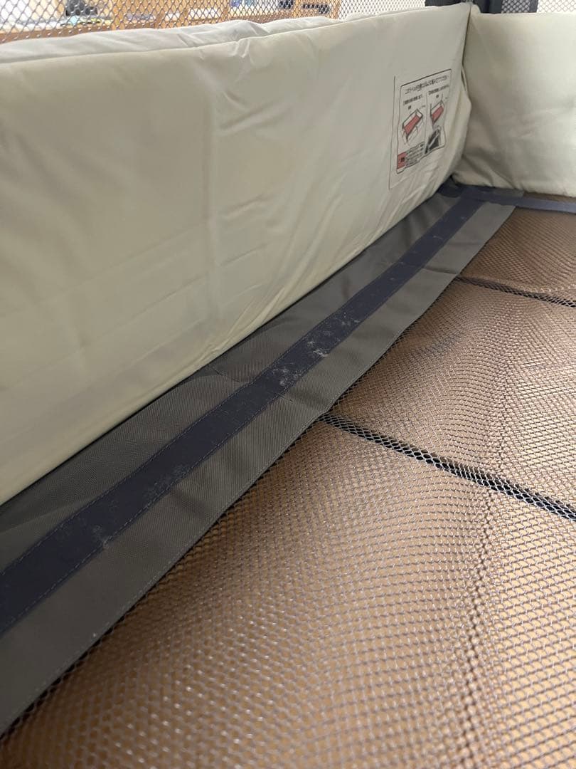 ApricaココネルエアープラスAB ベビーベッド グレー