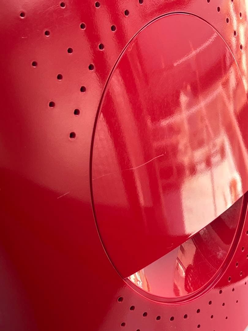 リンゴ型テレビ　ブラウン管　hannspree スペースエイジ　レトロポップ