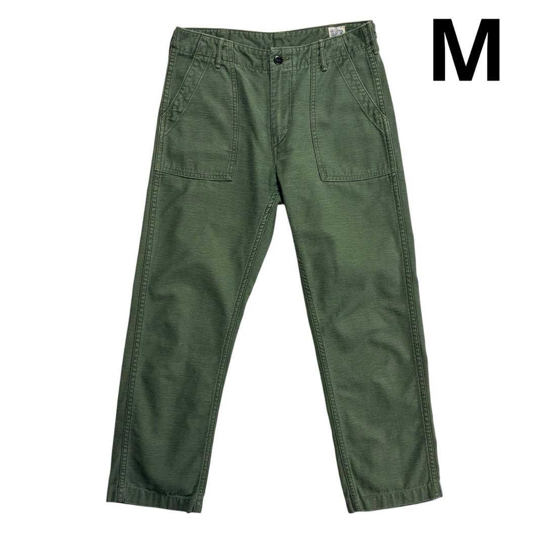 orslow コットン ベイカーパンツ M スリム クロップド丈 テーパード