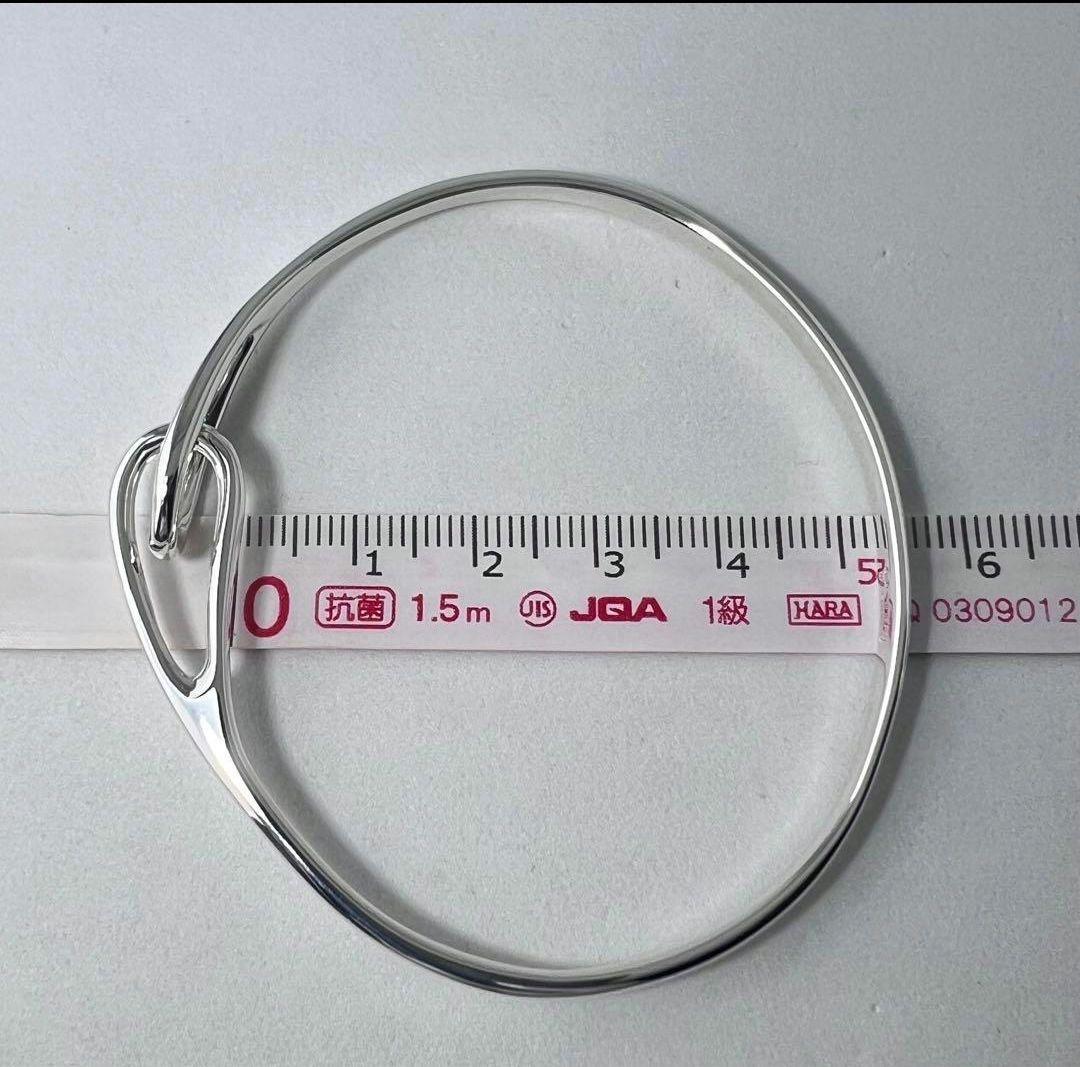 ティファニー　ダブルループバングルブレスレット　シルバー925 磨き済