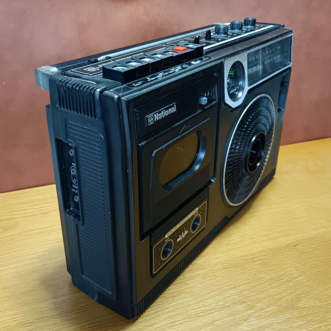 ラジカセ　ナショナルRQ-556　【整備、動作品】