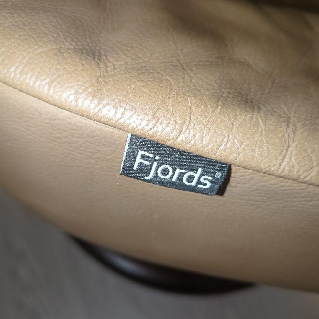 Fjords ブラウン 1人掛けソファ オットマン別売り