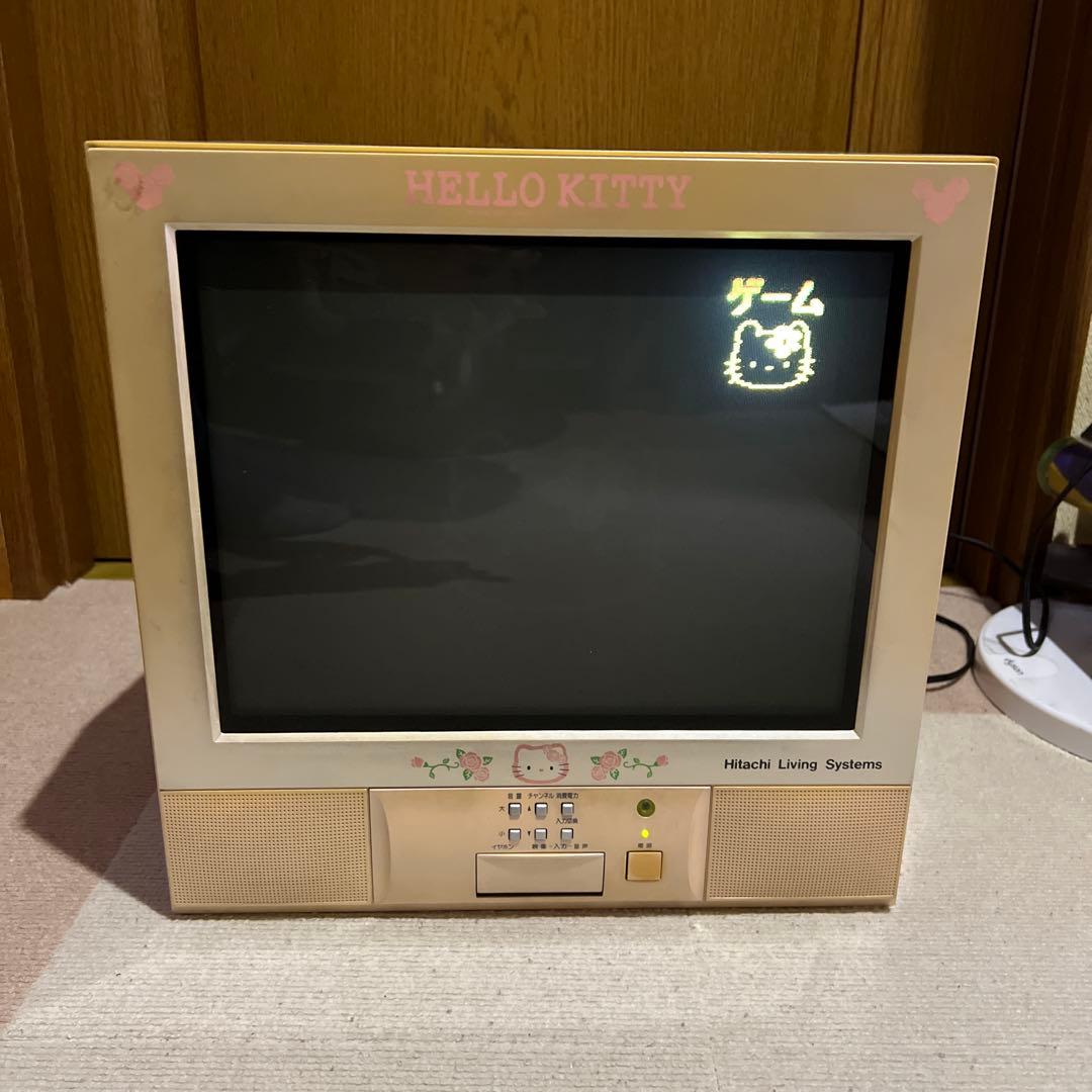 日立⭐︎サンリオHello Kitty⭐︎ブラウン管テレビ2001年式⭐︎訳あり