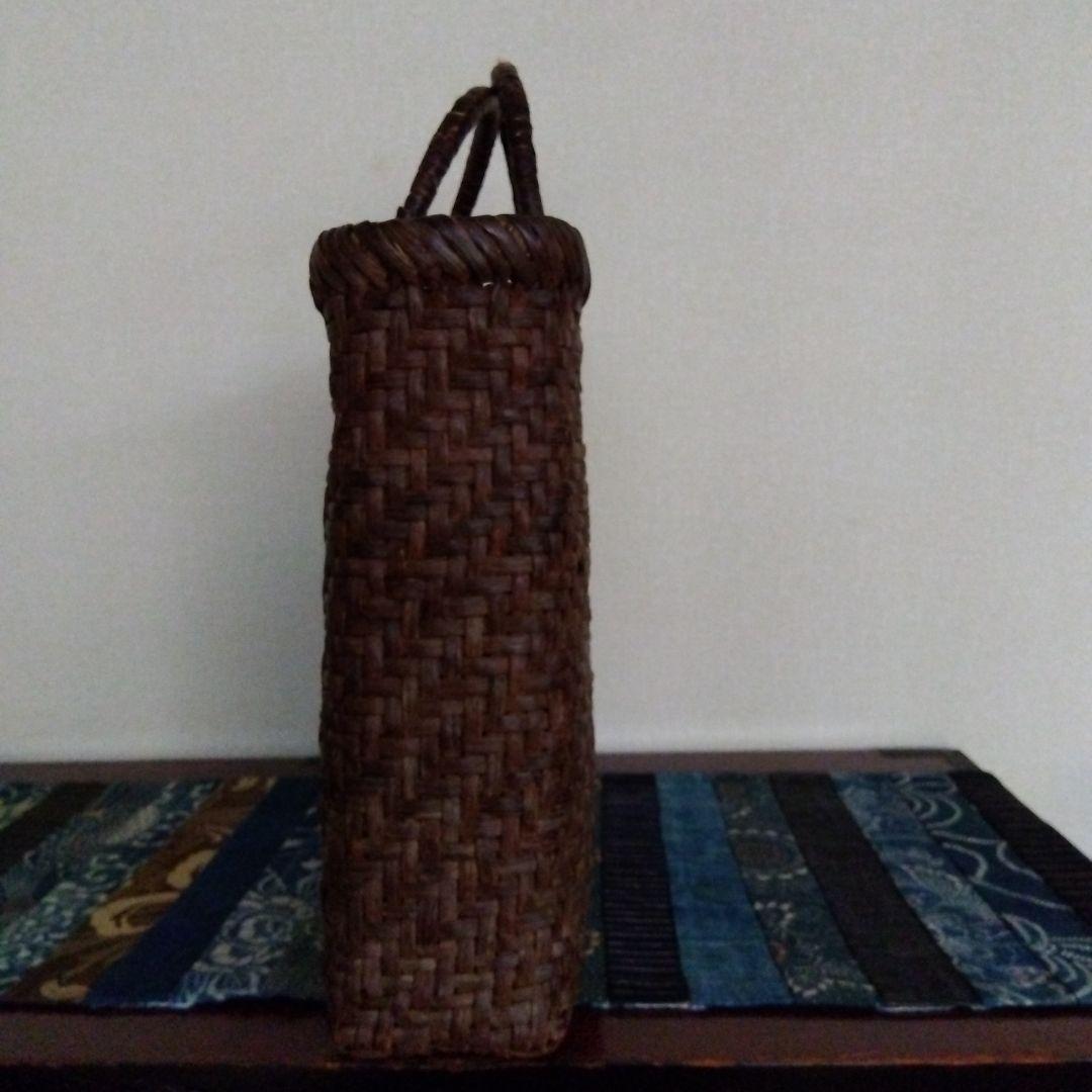 国産　山葡萄籠　大　中布付き　作家物