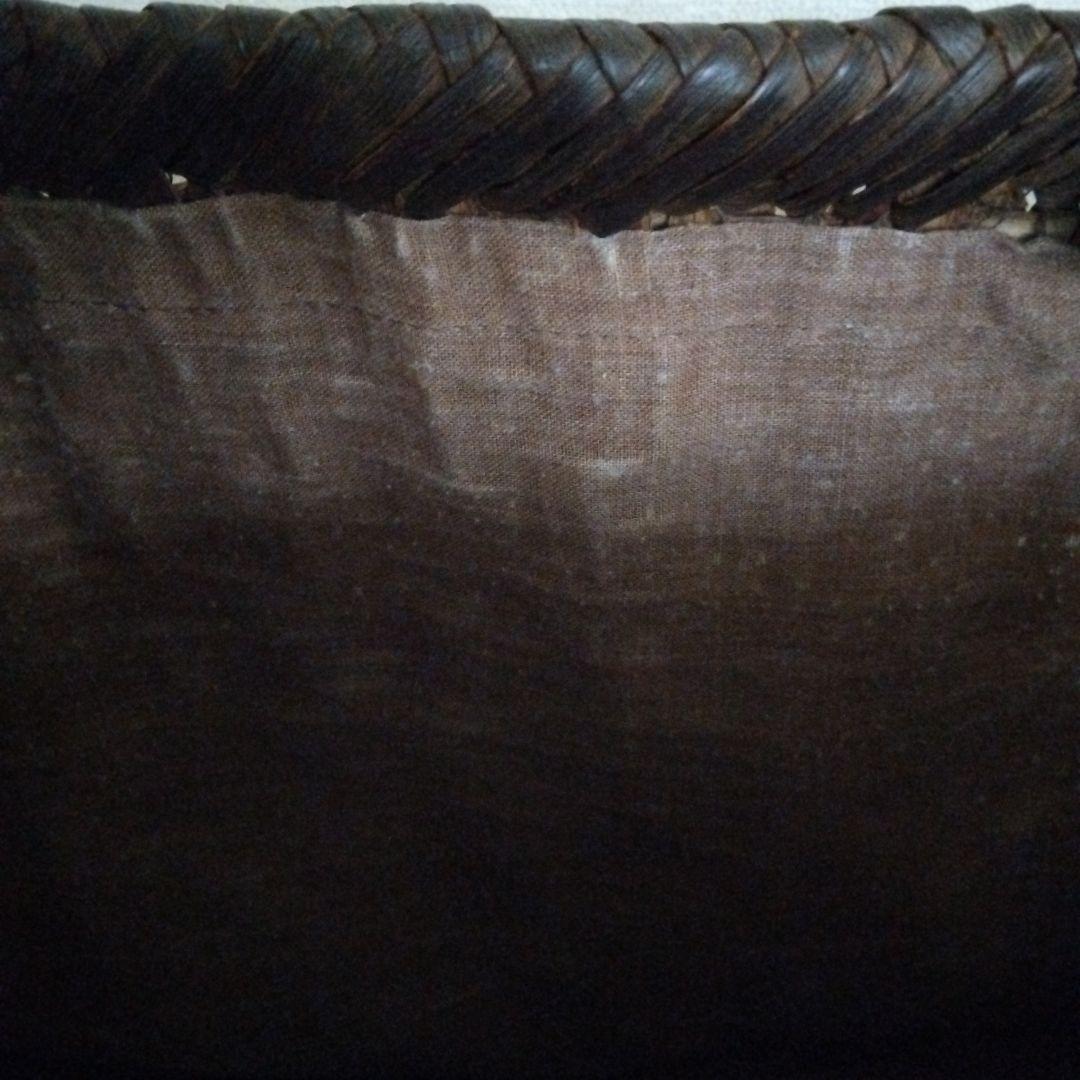 国産　山葡萄籠　大　中布付き　作家物