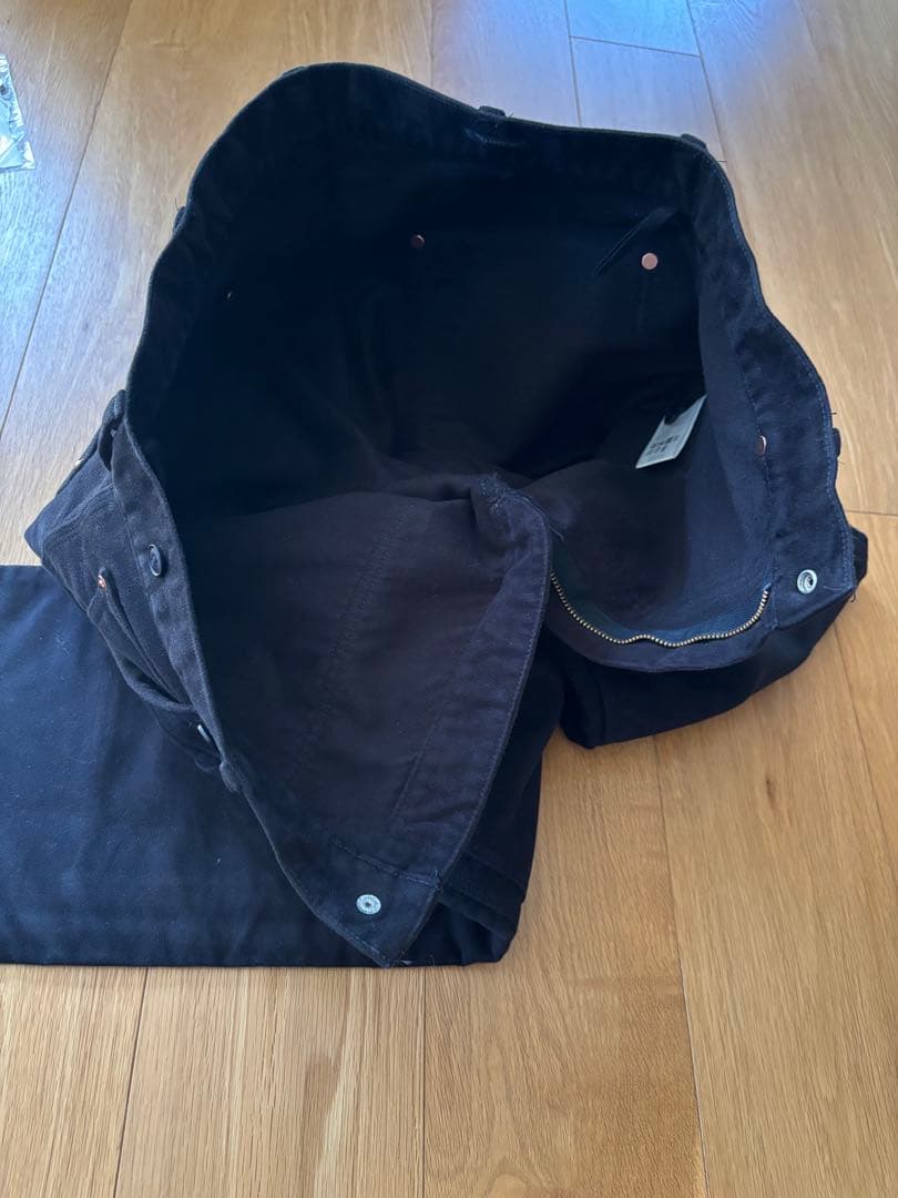 COMOLI モールスキン ペインターパンツ BLACK 3 コモリ 美品